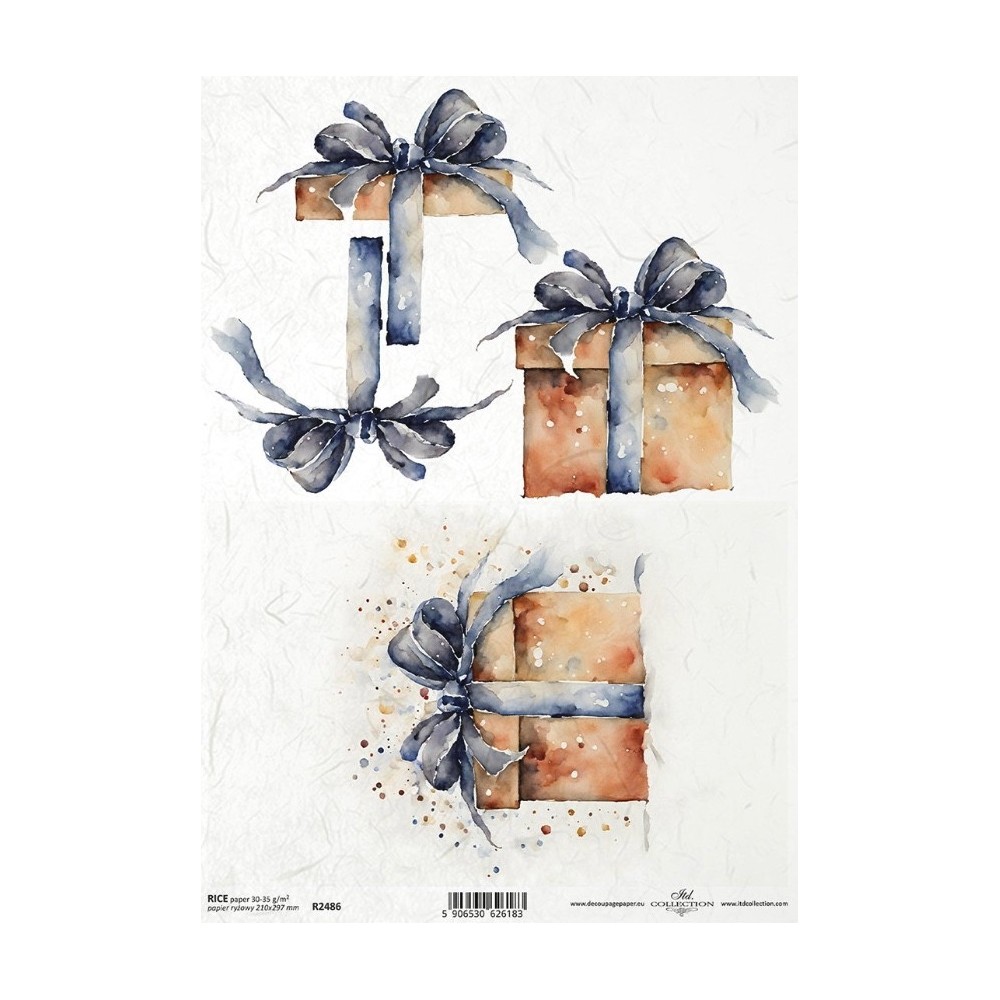 Decoupage paper A4 - ITD Collection - rice, R2486