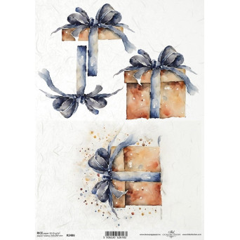 Papier do decoupage A4 - ITD Collection - ryżowy, R2486