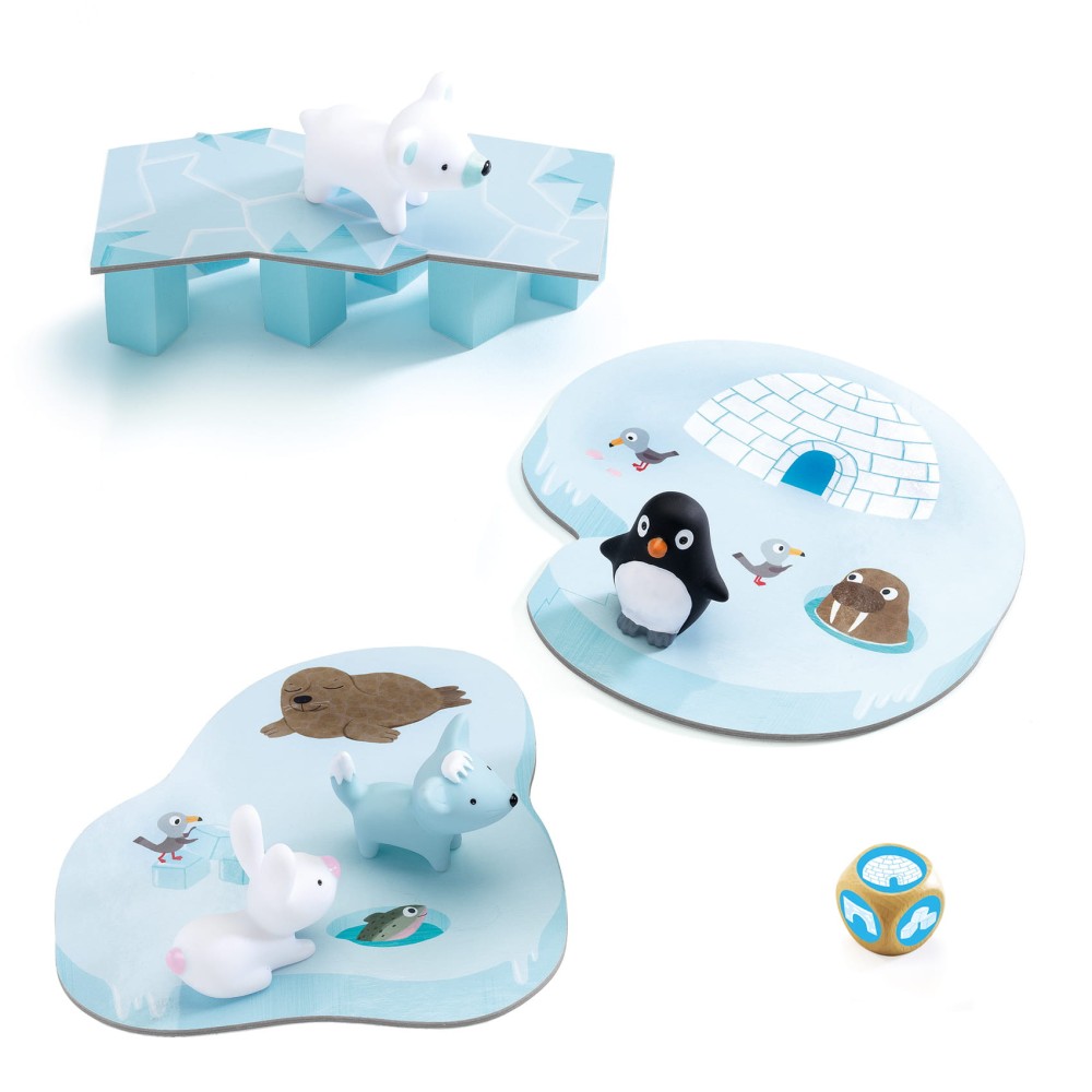 Cooperative game for children Animals in the Arctic - Djeco