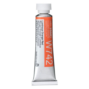 Farba akwarelowa Artists’ Watercolor - Holbein - Luminous Orange Red, 5 ml
