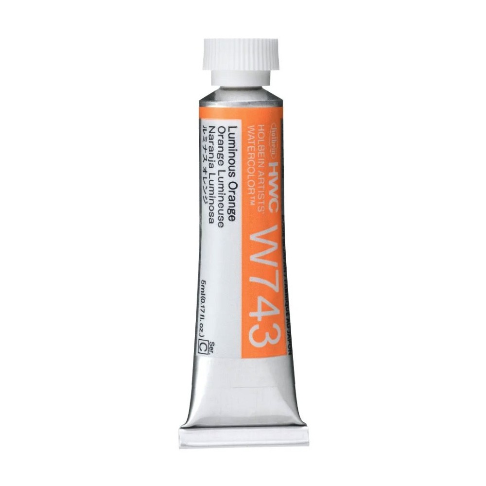 Farba akwarelowa Artists’ Watercolor - Holbein - Luminous Orange, 5 ml