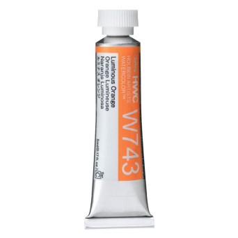 Artists' Watercolor paint - Holbein - Luminous Orange, 5 ml
