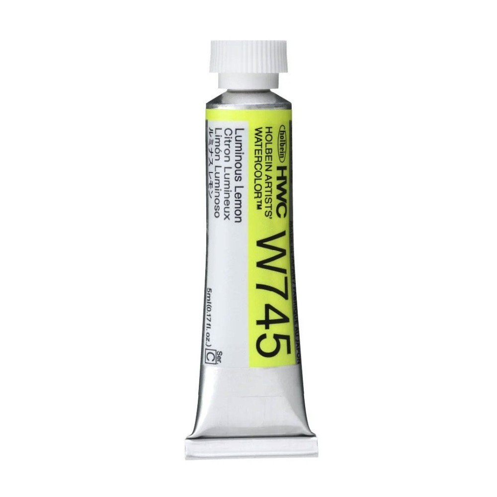 Artists' Watercolor paint - Holbein - Luminous Lemon, 5 ml