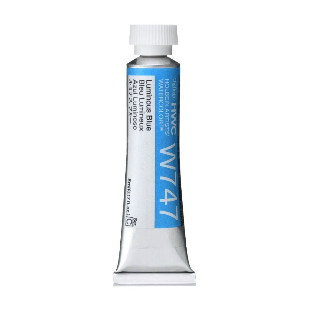 Farba akwarelowa Artists’ Watercolor - Holbein - Luminous Blue, 5 ml