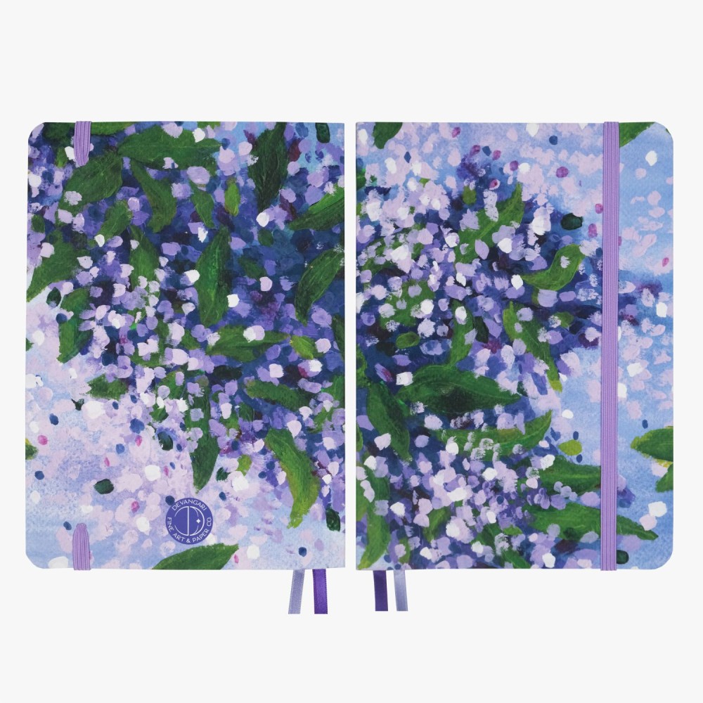 Notebook Lilac Fairy A5 - Devangari - dotted, softcover, 120 g/m2