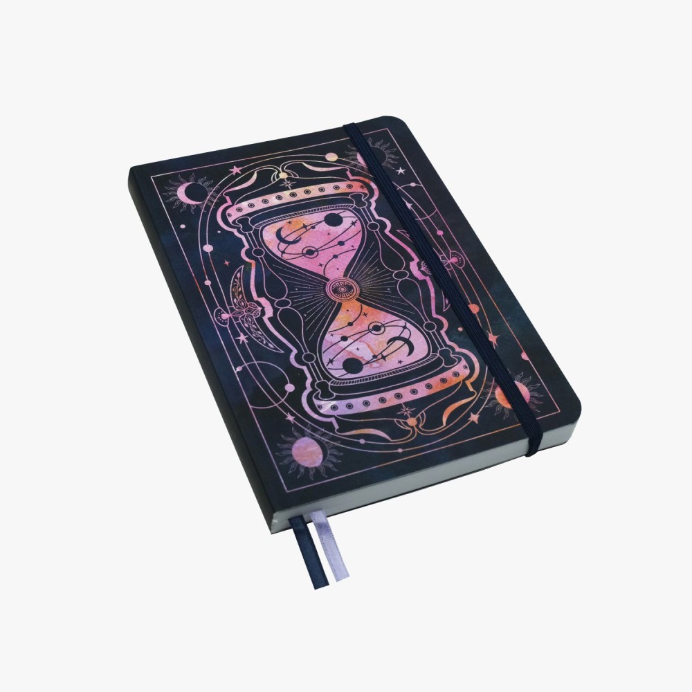 Notes Mystery of Time A5 - Devangari - w kropki, miękka okładka, 120 g/m2