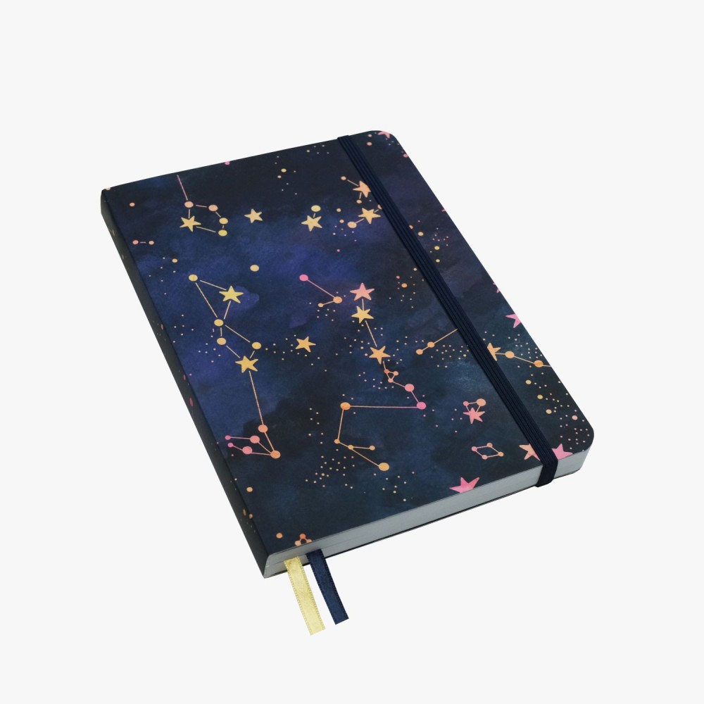 Notebook Shimmering Stars B5 - Devangari - dotted, softcover, 120 g/m2