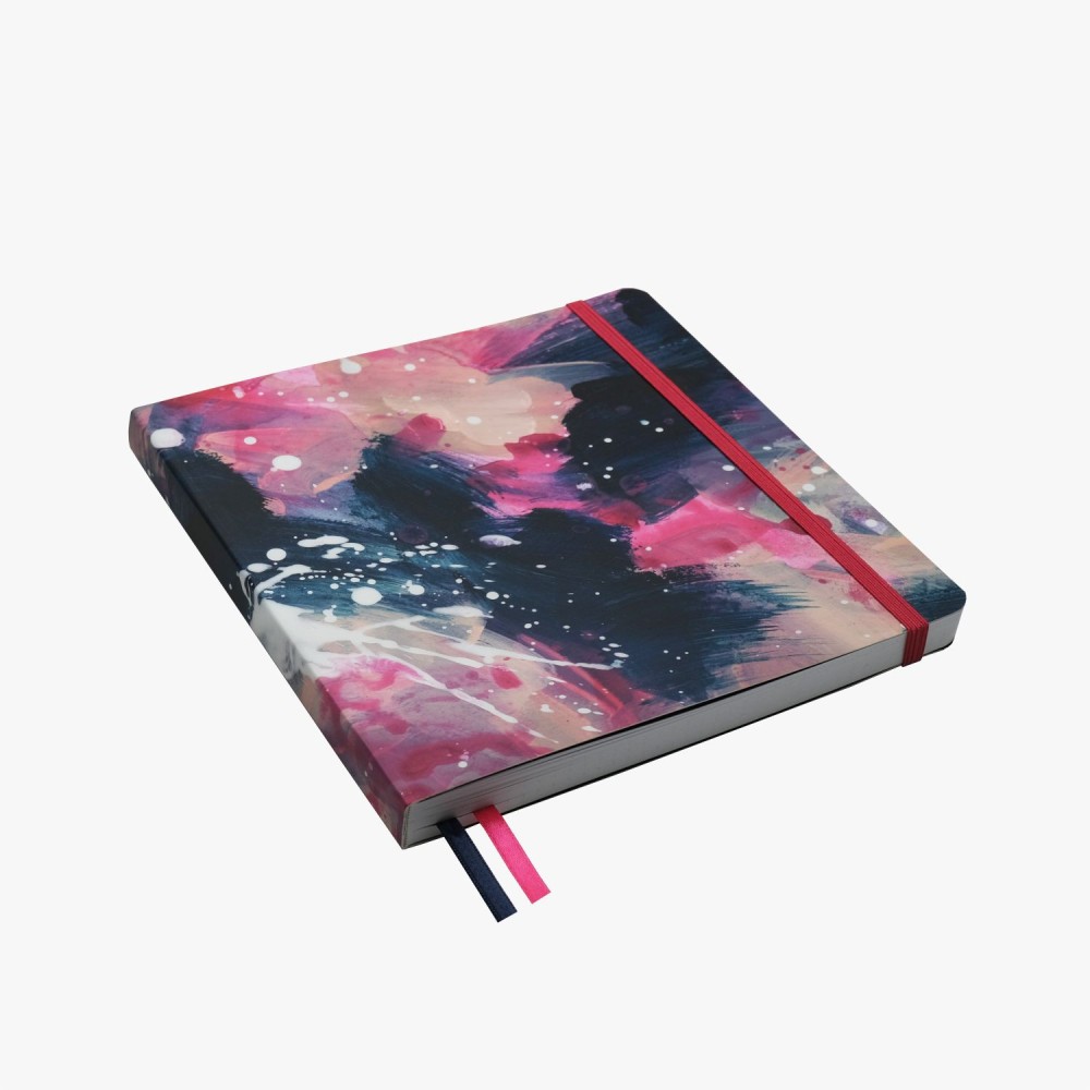 Notebook Elixir of Vitality 20 x 20 cm - Devangari - dotted, softcover, 120 g/m2