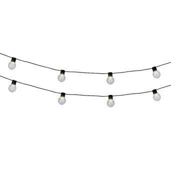 LED lights - warm white light, 9,5 m