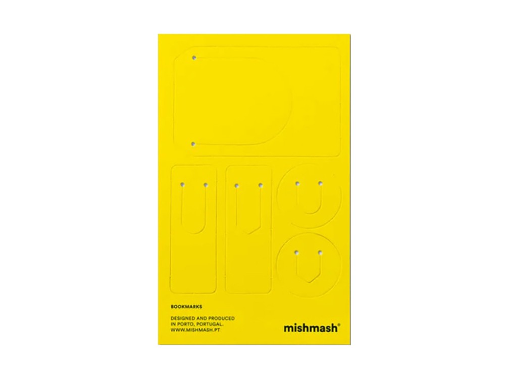 Set of Bookmarks - mishmash - Yellow, 5 pcs.