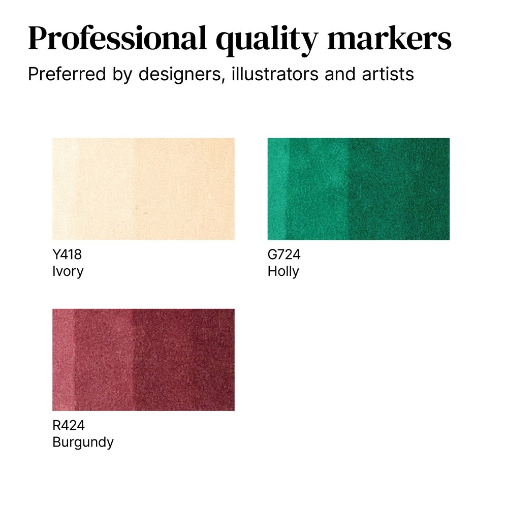Promarker Set - Winsor & Newton - Rich Tones, 3 pcs.