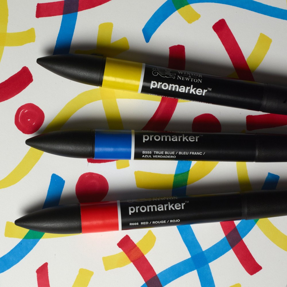 Zestaw Promarker - Winsor & Newton - Primary Tones, 3 szt.