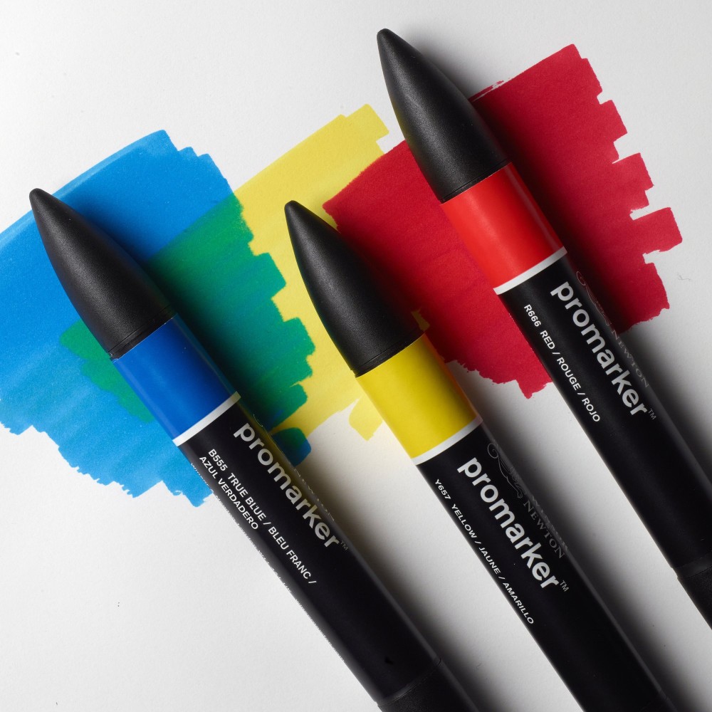 Zestaw Promarker - Winsor & Newton - Primary Tones, 3 szt.