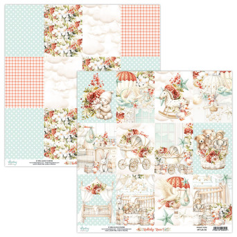 Papier do scrapbookingu 30,5 x 30,5 cm - Mintay - Lullaby Lane 06