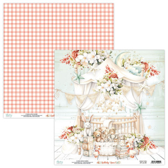 Scrapbooking paper 30,5 x 30,5 cm - Mintay - Lullaby Lane 02