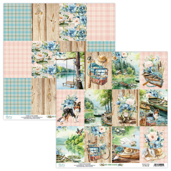 Scrapbooking paper 30,5 x 30,5 cm - Mintay - By The Lake 06