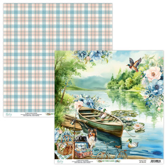 Scrapbooking paper 30,5 x 30,5 cm - Mintay - By The Lake 03