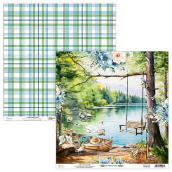Papier do scrapbookingu 30,5 x 30,5 cm - Mintay - By The Lake 02