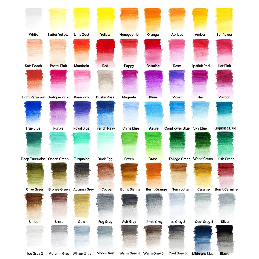 Zestaw kredek akwarelowych Studio Collection - Winsor & Newton - 72 kolory