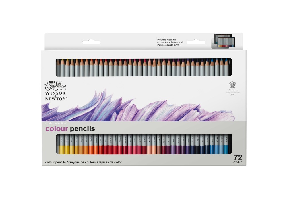 Zestaw kredek ołówkowych Colour Pencils - Winsor & Newton - 72 kolory