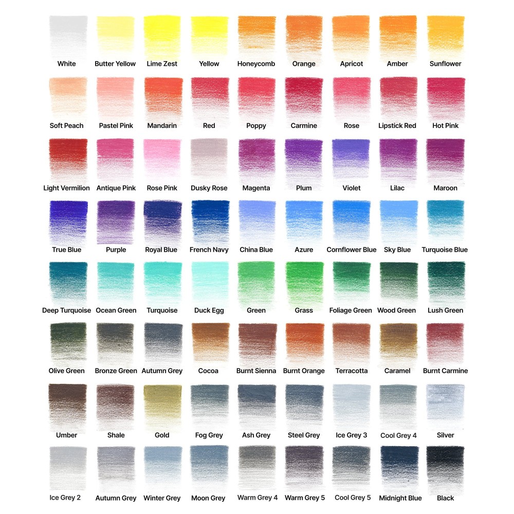Colour pencils set - Winsor & Newton - 72 pcs.