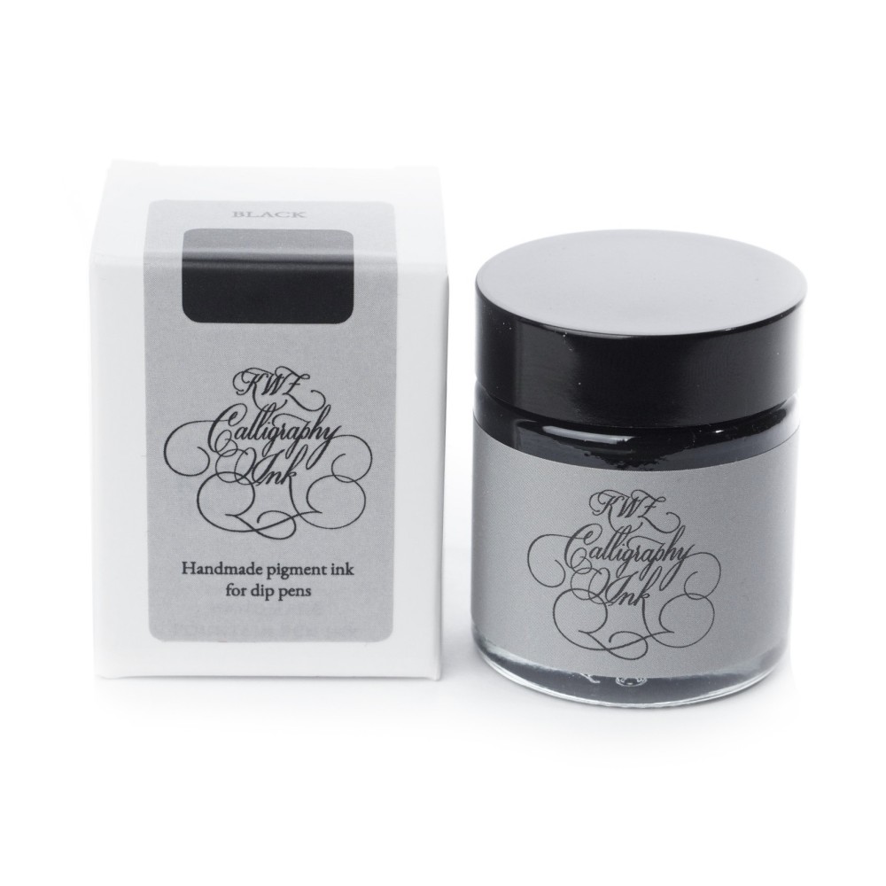 Calligraphy Ink, matt - KWZ Ink - black, 25 g