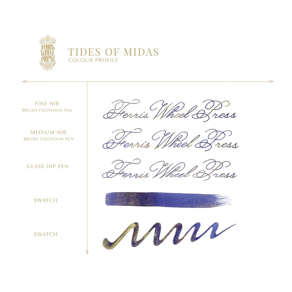 Atrament FerriTales - Ferris Wheel Press - Tides of Midas, 20 ml