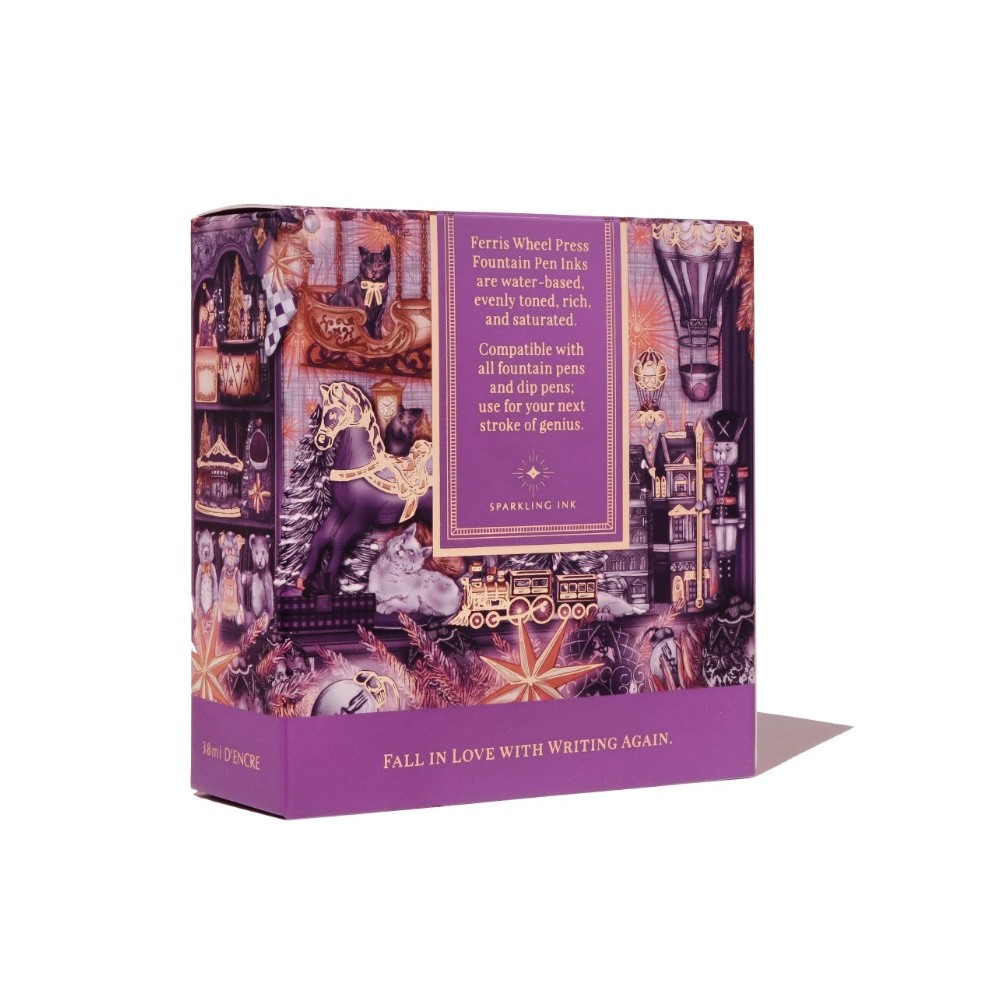 Calligraphy ink - Ferris Wheel Press - Mulberry Majesty, 38 ml