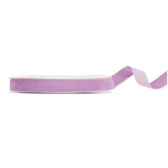 Velvet ribbon - lavender, 1,5 cm x 10 m