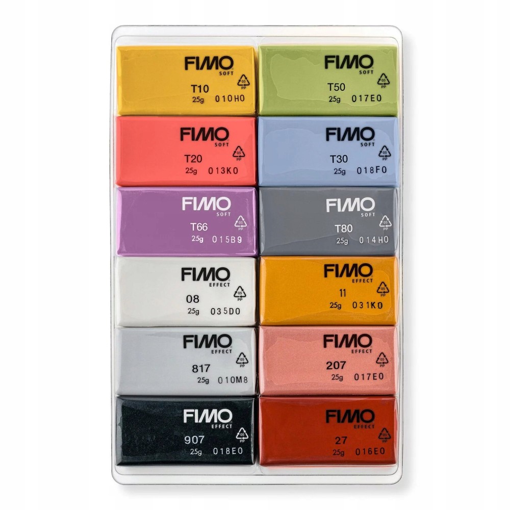 Set of Fimo Soft modelling clay - Staedtler - Fashion, 12 colors x 25g