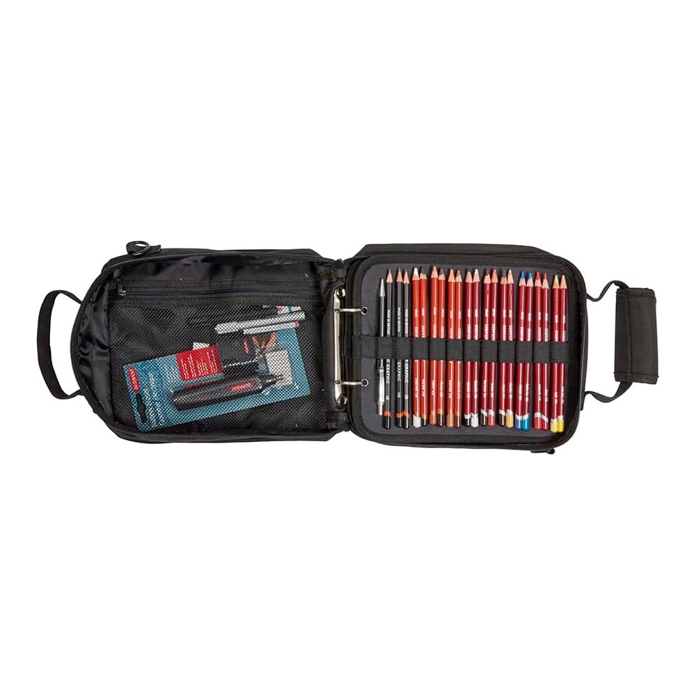 Carry All art bag - Derwent - black, 22,5 x 27,5 x 13 cm