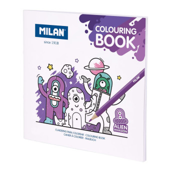 Coloring Book Alien Invasion - Milan - 20 drawings