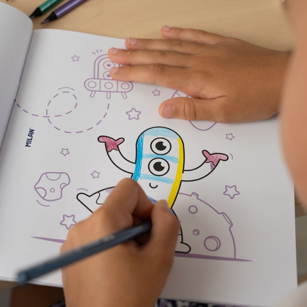 Coloring Book Alien Invasion - Milan - 20 drawings