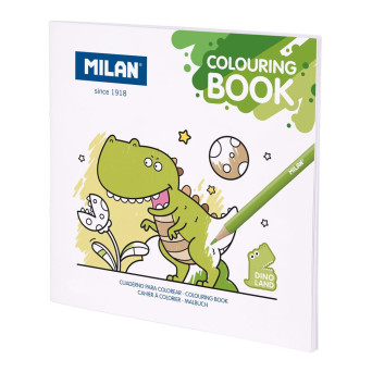 Kolorowanka dla dzieci Kraina Dinozaurów - Milan - 20 rysunków