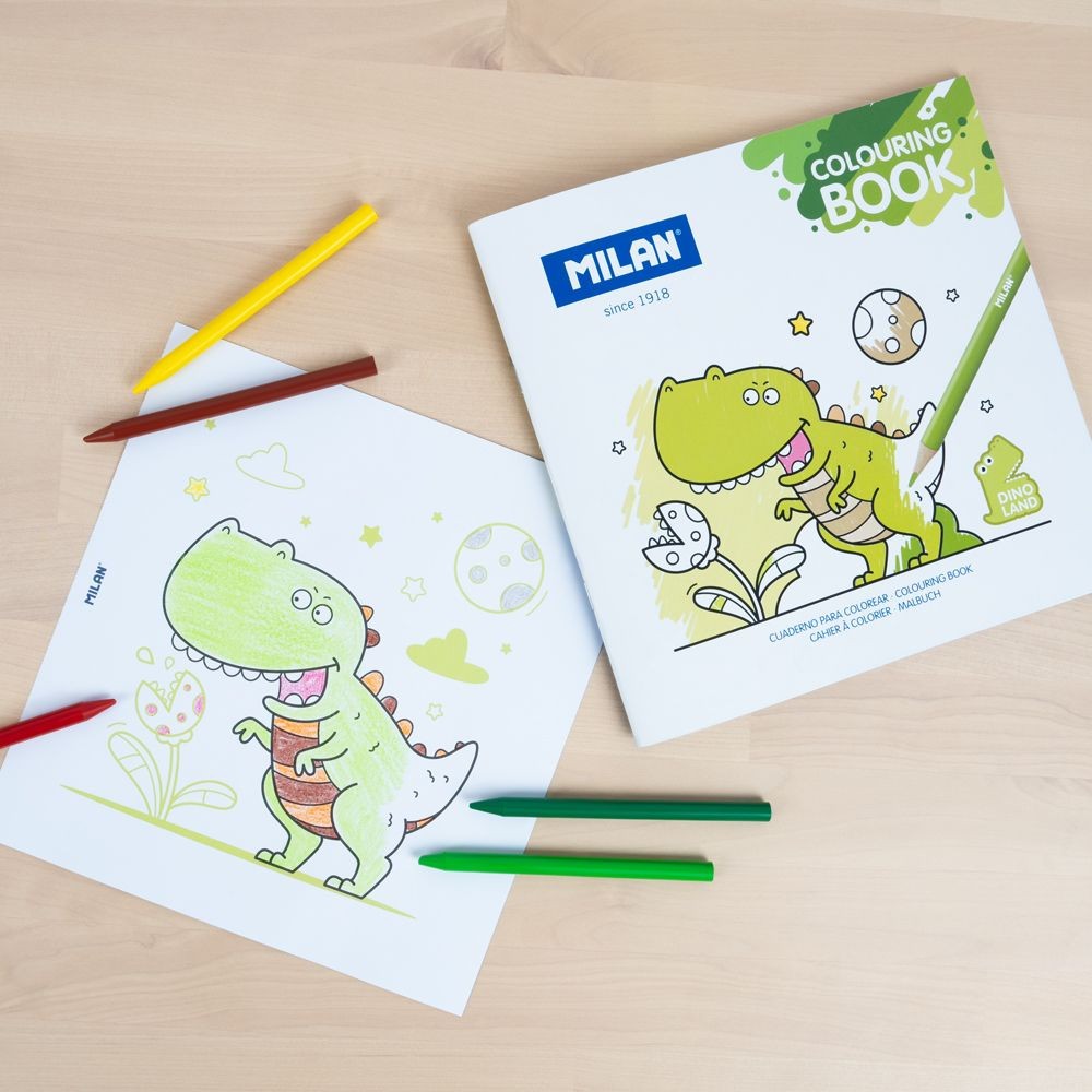 Coloring Book Dino Land - Milan - 20 drawings