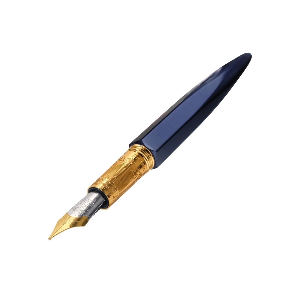Aluminium Marquise Fountain Pen - Ferris Wheel Press - After Hours, F