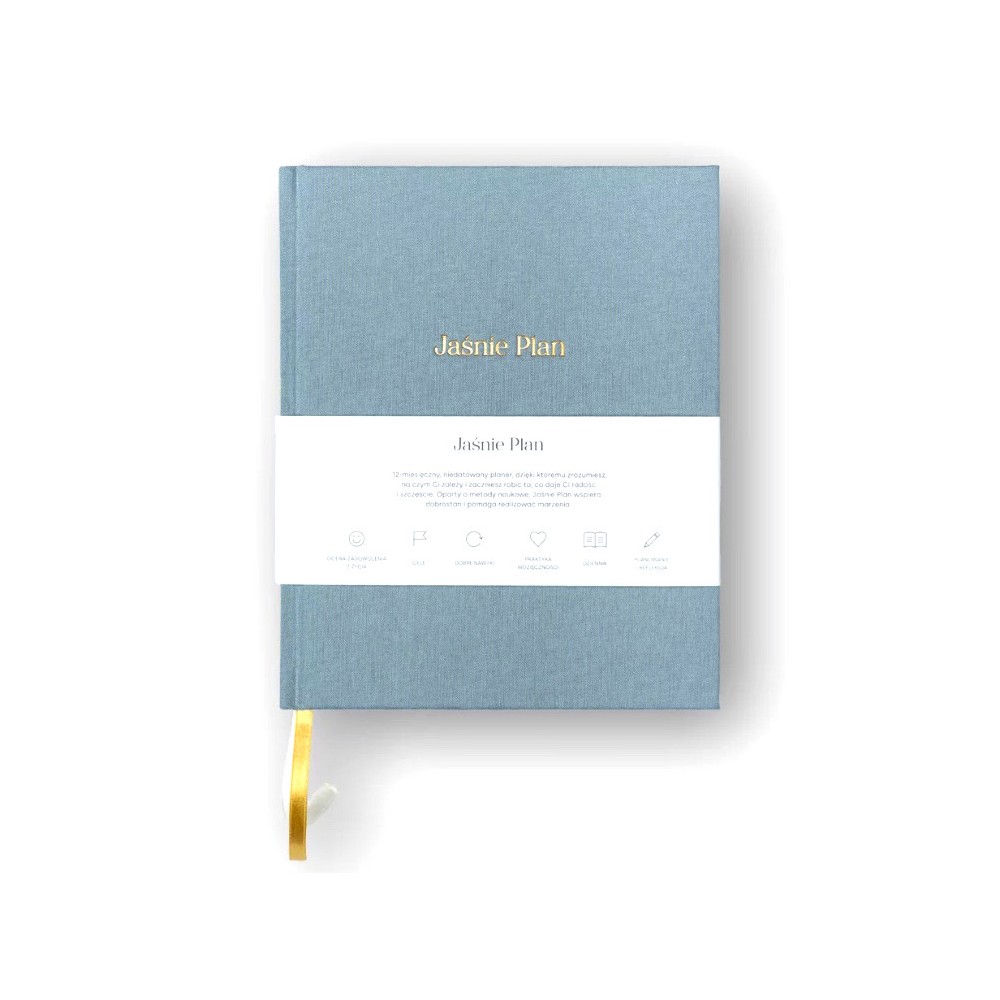 Undated Planner Jaśnie Plan - blue