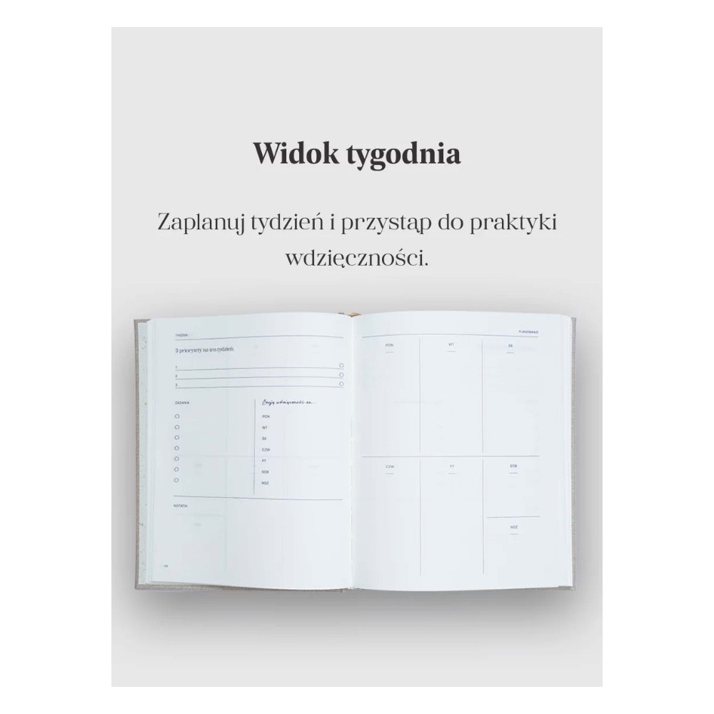 Planer Jaśnie Plan niedatowany - niebieski