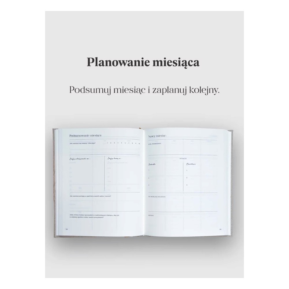 Undated Planner Jaśnie Plan - blue