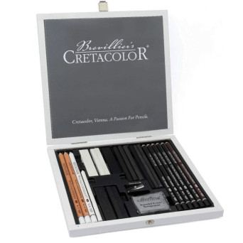 Black & White Drawing Set - Cretacolor - 25 pcs.