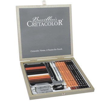 Zestaw do szkicowania Passion Box - Cretacolor - 25 szt.