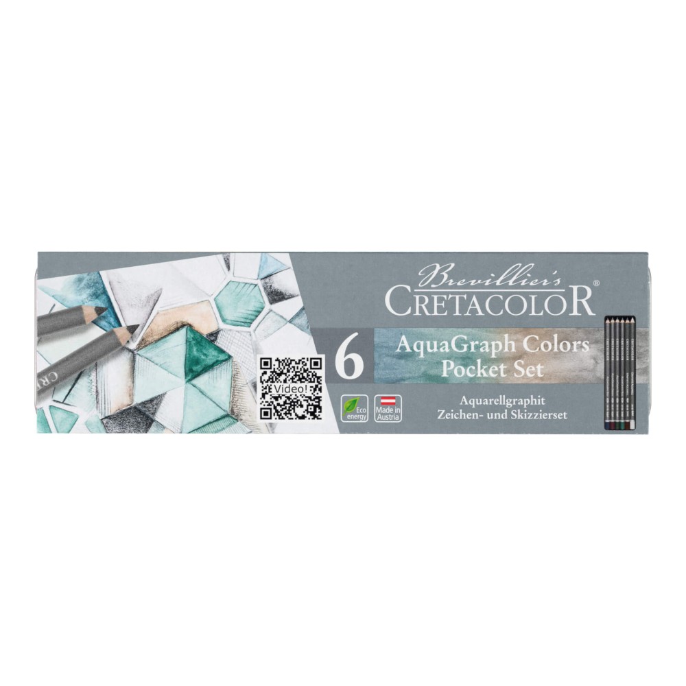 AquaGraph Colors Pocket Set - Cretacolor - 6 pcs.