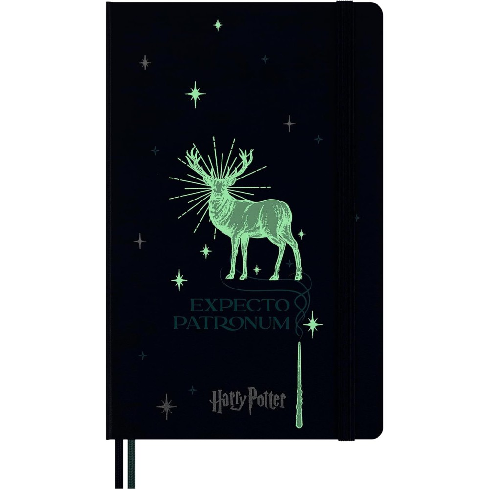 Notebook Harry Potter Patronum 13 x 21 cm - Moleskine - ruled 100g/m2