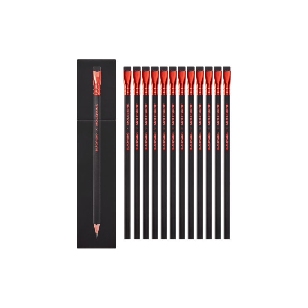 Zestaw miękkich ołówków - Moleskine x Blackwing - 12 szt.
