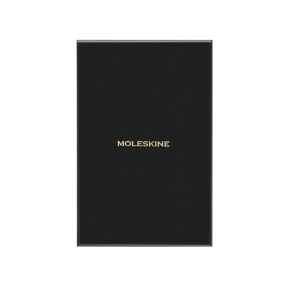 Notatnik w linię Vegea Skóra Węża 13 x 21 cm - Moleskine - czarny 100g/m2