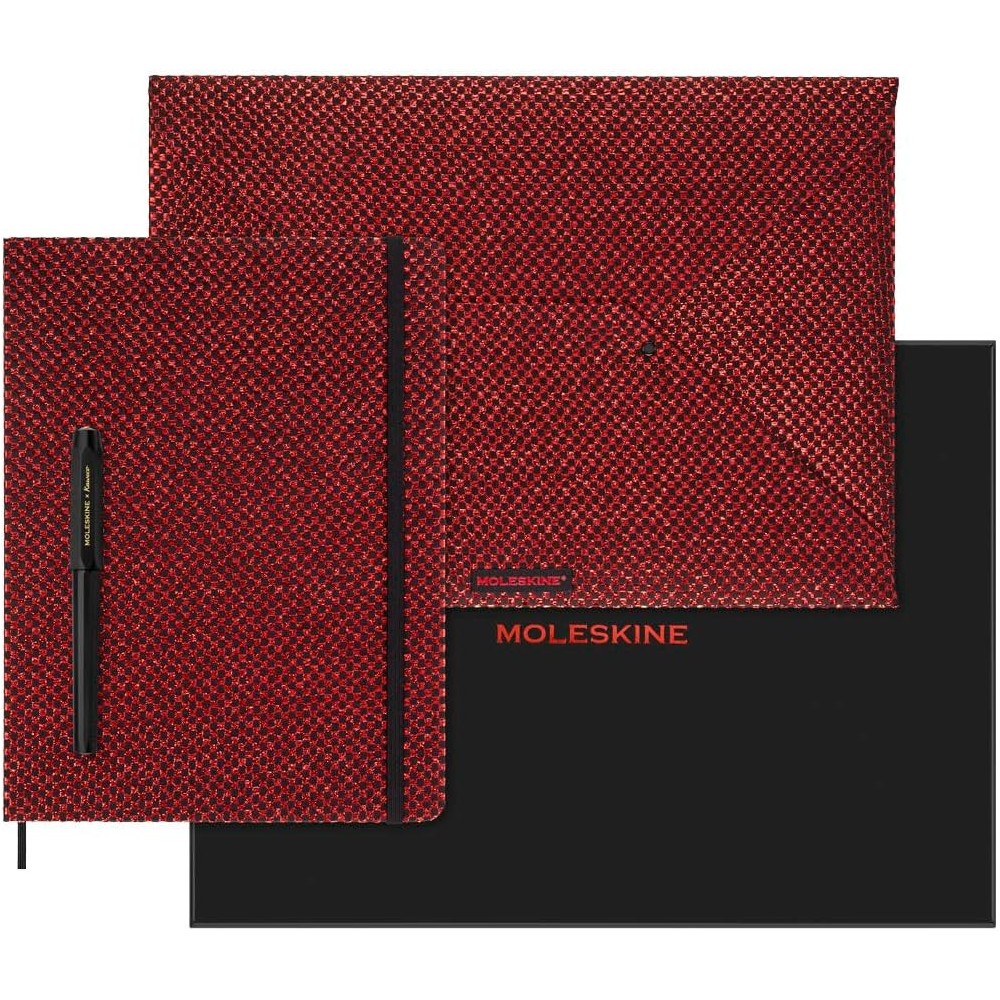 Shine Metallic Collector's Box - Moleskine x Kaweco - red 70g/m2