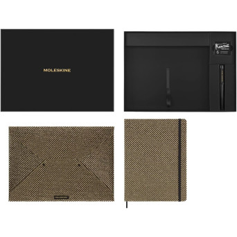 Shine Metallic Collector's Box - Moleskine x Kaweco - gold 70g/m2
