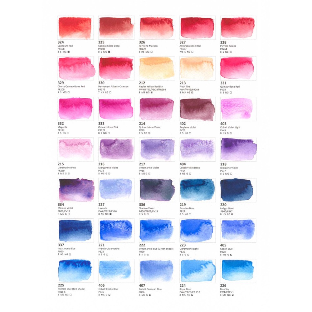 Aquarius watercolor paint - Roman Szmal - 379, Mineral Pink, pan