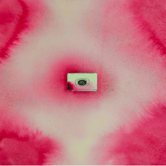Farba akwarelowa Aquarius - Roman Szmal - 382, Quinacridone Warm Pink, kostka