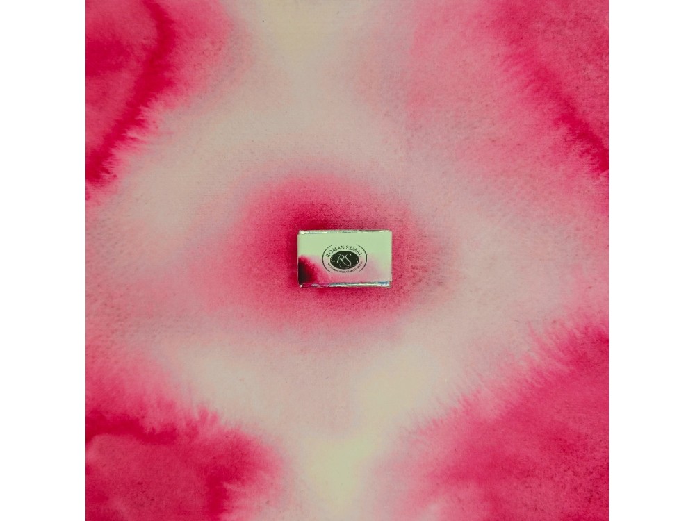 Aquarius watercolor paint - Roman Szmal - 382, Quinacridone Warm Pink, pan